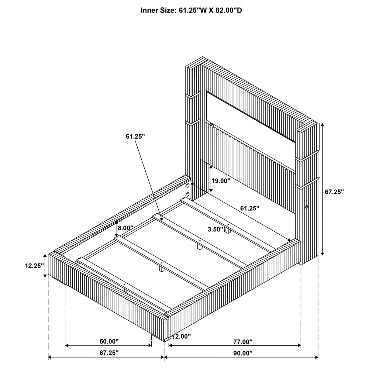Judah - Flame Visualizer Bed