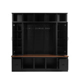 Hall Tree With Storage Bench, Entryway Coat Rack With Hooks
