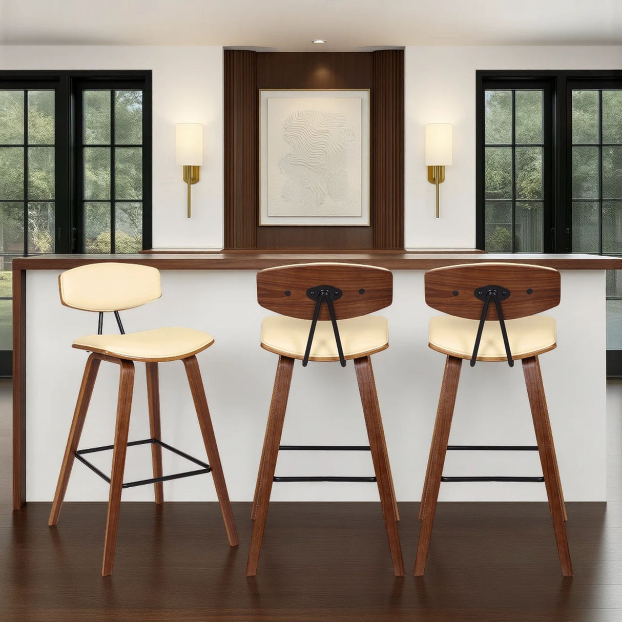 Fox - Mid-Century Bar Stool