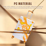 Luggage With Printed Pattern, Combination Lock