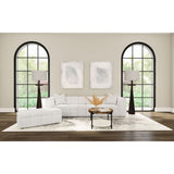 Sooke - Rectangular Ottoman - Off White