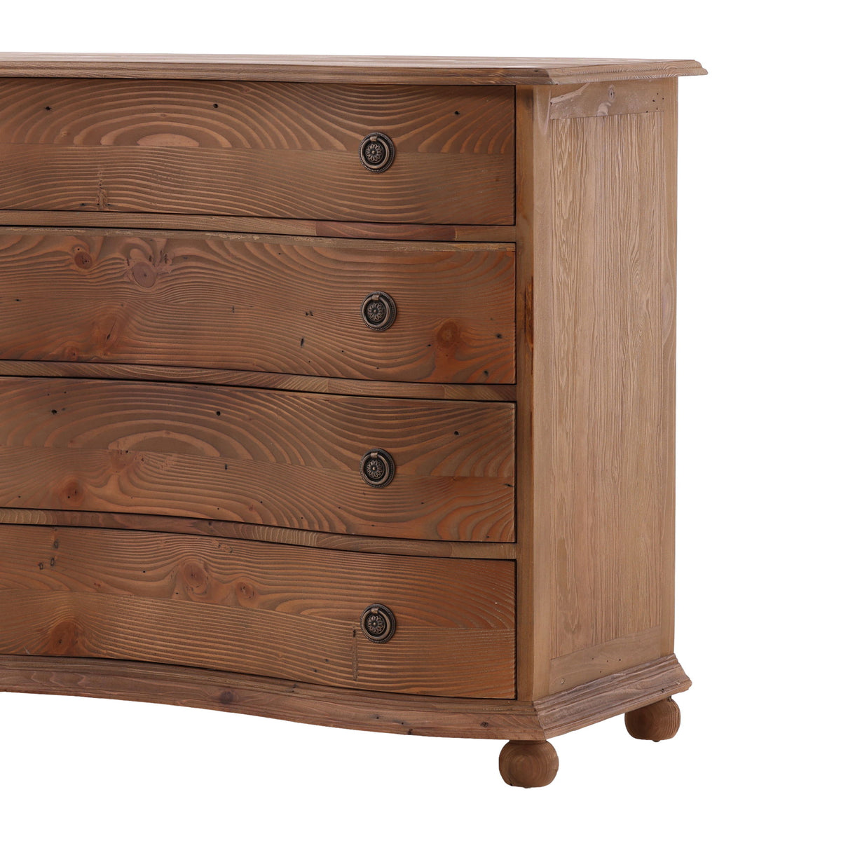 Bowfront - Pine Chest