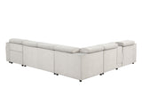 Harvey - Power Recliner Sectional Sleeper - Beige