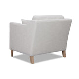 Chair With High Track Arms - Beige