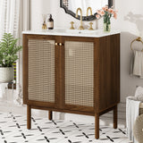 Bathroom Vanity Cabinet With Doors, Soft Close Design