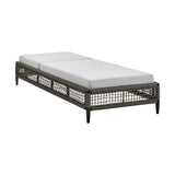 Alegria - Outdoor Patio Adjustable Chaise Lounge Chair In Aluminum With Gray Rope And Cushions