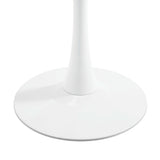 Mid-Century Tulip Table With Round Top, Pedestal Base