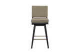 Elure - Leather Swivel Bar Stool (Set of 2)