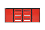 Storage Cabinets With Workbench (With 10 Drawers And 2 Cabinets)