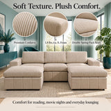 Modular Sectional Sofa, Reversible Set