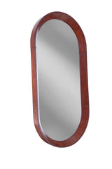 Homer - Oval Mirror - Dark Brown