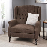 Dunham - Contemporary Fabric Tufted Oversized Pushback Recliner