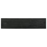 Manaya - 2 Door Stand With Open Shelving And Hidden Storage - Charcoal Black