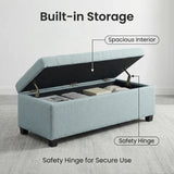 Elegant Tufted Storage Ottoman Bench