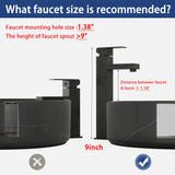 Wall Mounted Bathroom Vanity With Art Sink & 1 Soft Close Door