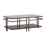 Buckroe - Coffee Table - Dark Brown / Black