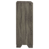 Funston - 4 Drawer Chest Of Drawers With Bar Handles - Brown Oak