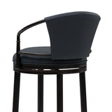 Otis - Upholstered Swivel Bar Height Barstool