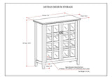 Artisan - Medium Storage Cabinet - Light Brown
