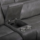 Camaro - Motion Loveseat With Console - Nugget Gray