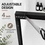 Semi-Frameless Double Sliding Shower Door