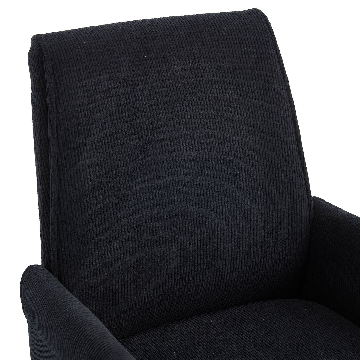 Ergonomic Mid-Back Office Chair With Striped Fabric