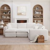Sectional Sofa With Moveable Ottoman