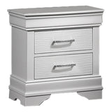 Nightstand With Drawers - White