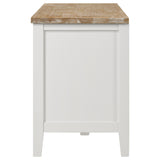 Evanston - 2 Door Stand - White