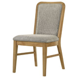 Teleli - Dining Side Chair (Set of 2) - Natural / Gray