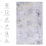 Maval - Stunning Area Rug, Washable