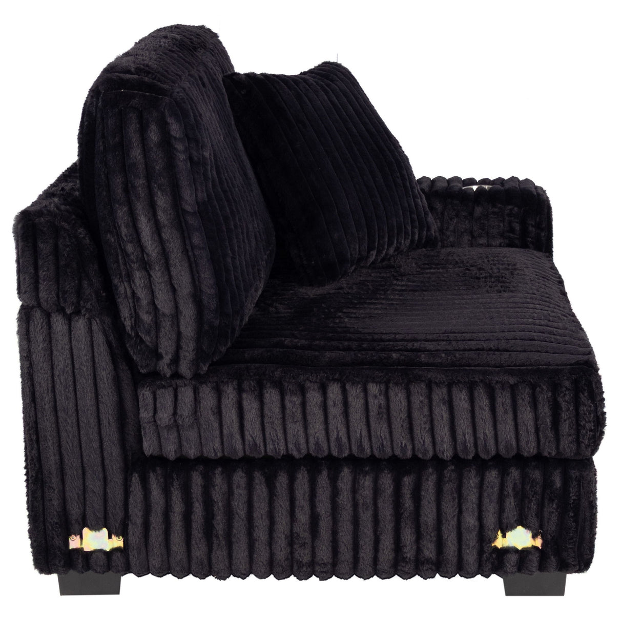 Contemporary Style Chair With Cup Holder Armrest