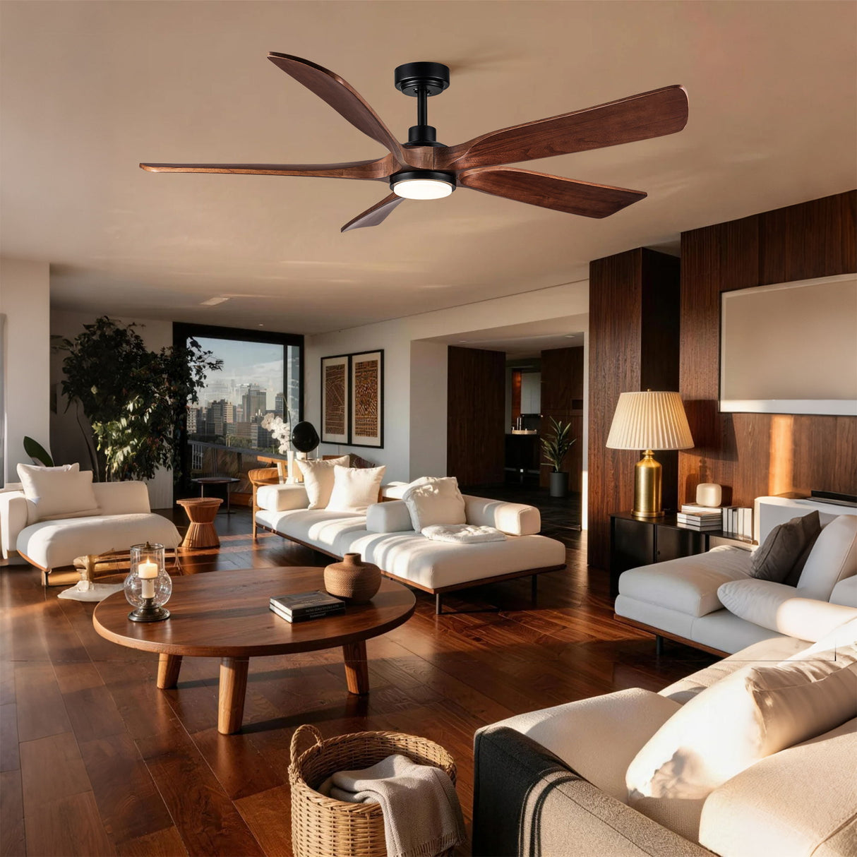 Ceiling Fan With Light And Remote Control