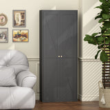 Adjustable 2 Door Storage Cabinet With Adjustable Shelves
