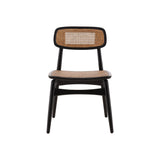 Macie - Side Chair (Set of 2) - Black / Light Brown