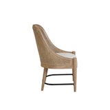 Cane - Backed Host Chair Colored (Set of 2) - Sand - Chair Sets - Alpine Outlets