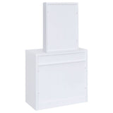 Walsh - Makeup Vanity Table With Mirror And Stool - White