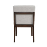 Edwyn - Linen Side Chair (Set of 2) - Gray - Chair Sets - Alpine Outlets