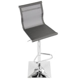 Mirage - Contemporary Adjustable Barstool With Swivel