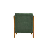 Upholstered Armchair With Back Support Pillow