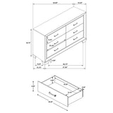 Harrison - 6 Drawer Dresser