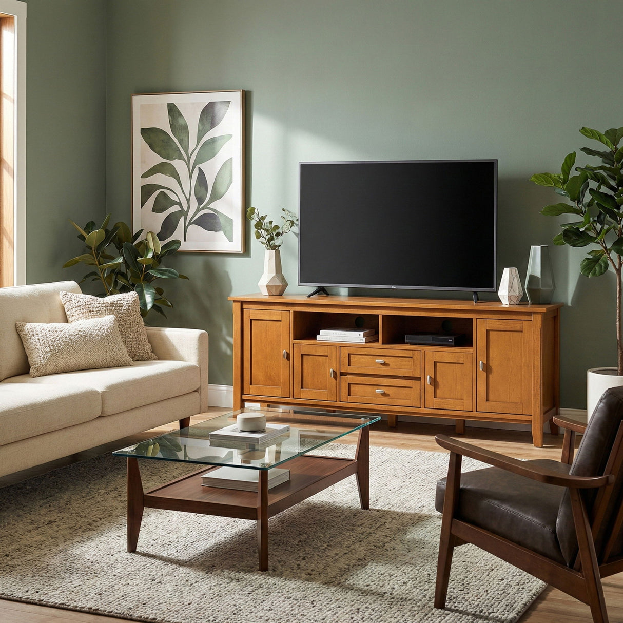 Warm Shaker - TV Media Stand, Handcrafted