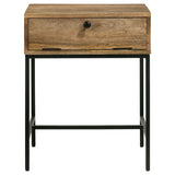 Wyrik - Rectangular Side End Table - Honey