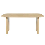 Rectangular, Indoor Dining Table - Natural