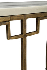 Tours - Console - White / Gold