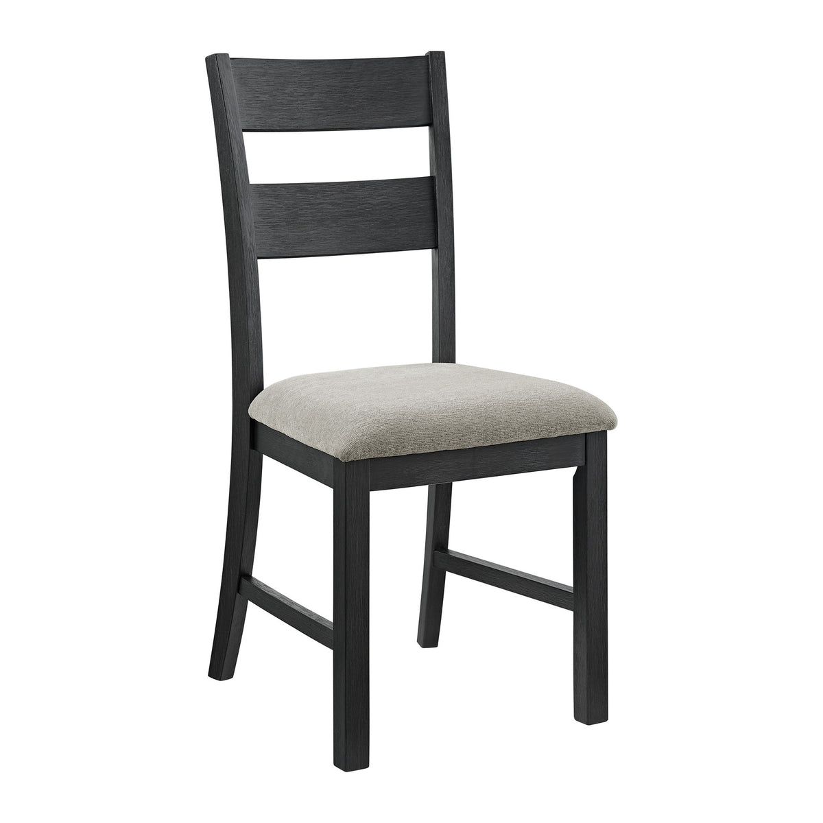 Garcia - 3 Piece Dining Set (Round Drop Leaf Table And 2 Chairs) - Black