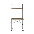 Ensata - Rustic Writing Desk - Black / Oak - Writing Desks - Alpine Outlets