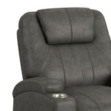 Kenmore - P1 Lift Chair With Heat Massage - Simba Dark Gray
