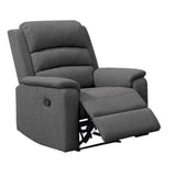 Modern Living Room Set With Manual Recliner