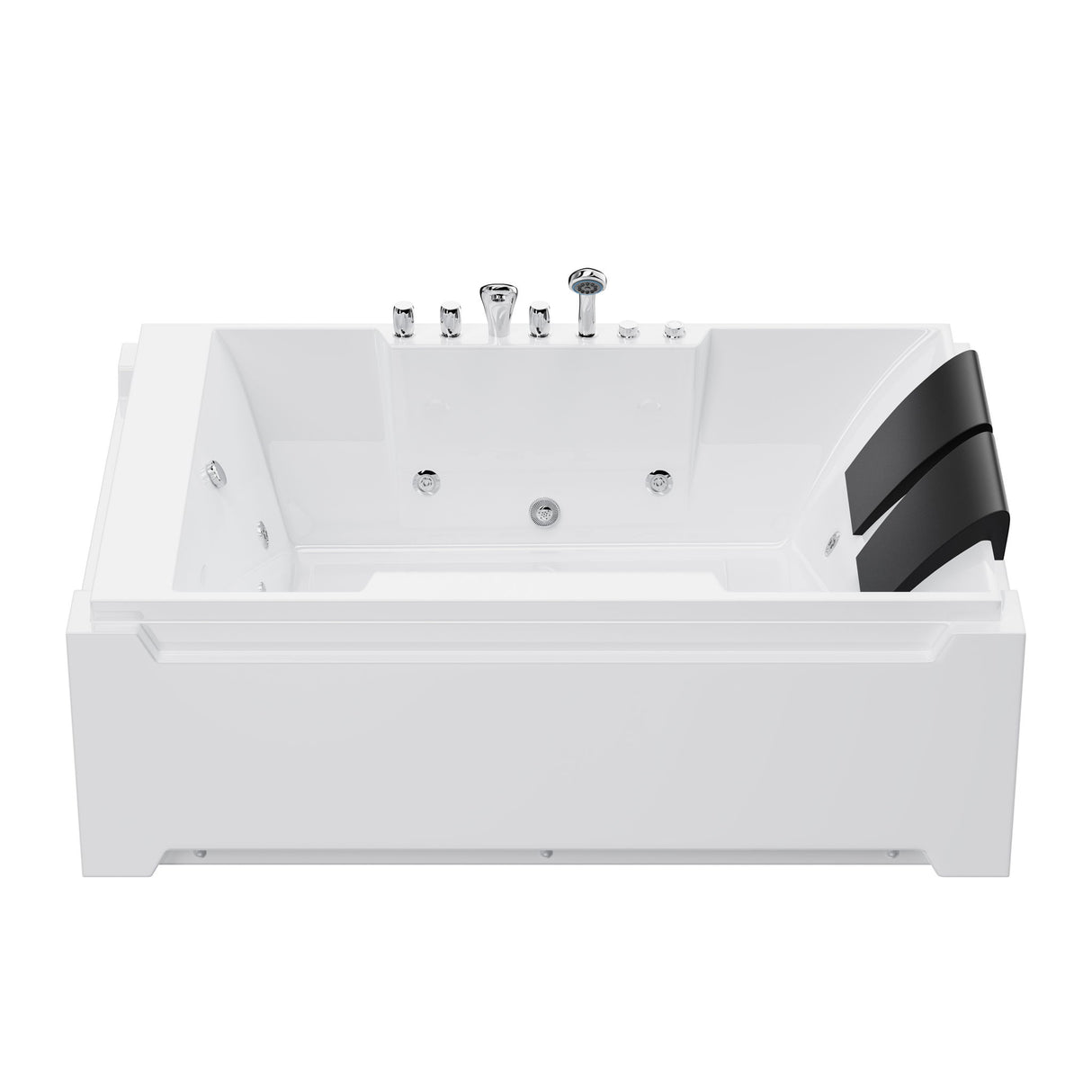 Xavier - Massage Double Bathtub - Milk White